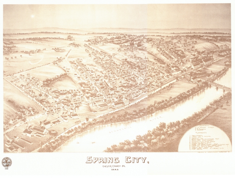 1883 Spring City Map