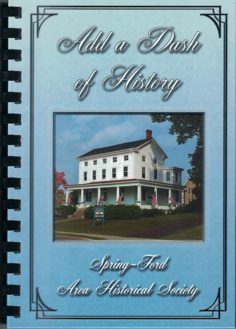Add a Dash of History - SFAHS Cookbook