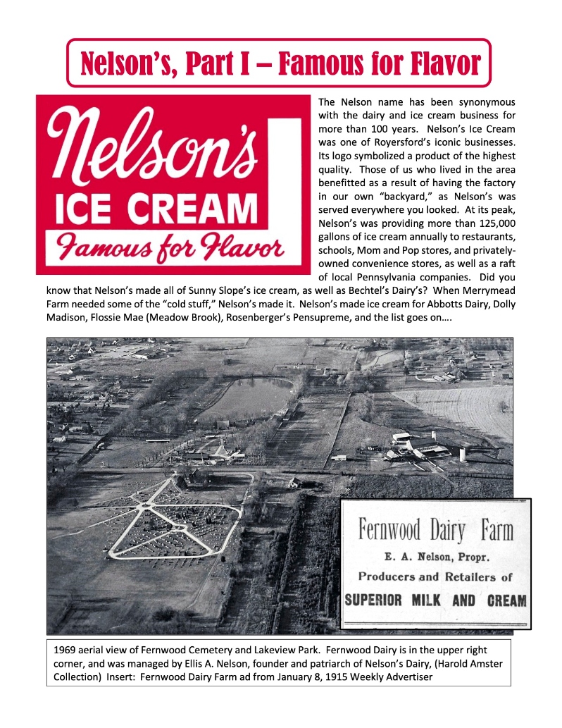 History Of Nelson's Ice Cream