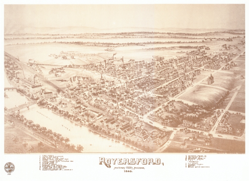 1883 Royersford Map